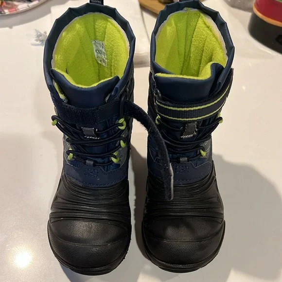 Merrell Kids Navy and Black Snow Boots - Picture 2 of 5